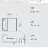 Fabric garden armchair Duverge