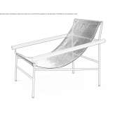 Deckchair with armrests Tuchin