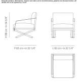 Batyline® garden armchair with armrests Kumari