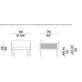 Armchair with armrests Selcetta