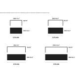 Rectangular aluminum table Talmage