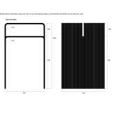 Square aluminum bar table Pagedale