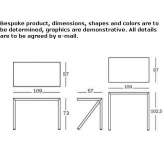 High table mounted to the wall Iguatu