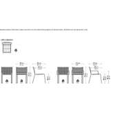 Dekton® extendable rectangular garden table Jicarero