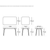 Garden table made of MDF Bruhl