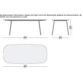 Ceramic high table Breteil