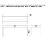 Rectangular teak garden table Satis
