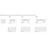 Rectangular stone garden table Siran