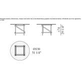 Round outdoor table made of polycarbonate Sablet