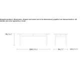 Rectangular garden table Hombeek