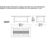 Rectangular teak garden table Lakemoor