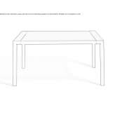 Stainless steel garden table Mengibar