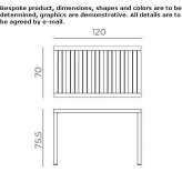 Stackable, rectangular DurelTOP table Conneaut