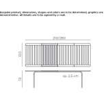 DurelTOP extendable rectangular garden table Pervari