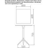 Square table Muduex