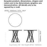 Round high table Semeljci