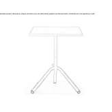 Square table with drop-tops Chicopee