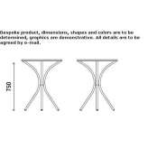 Square garden table Markowa