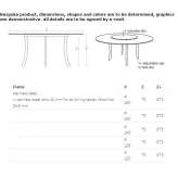 Round dining table Korczyna