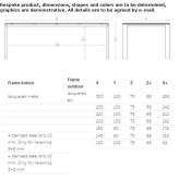 Rectangular Xeramica dining table Duryea