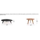 Low teak garden table Londrina