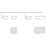 Rectangular iroko garden table Eyton