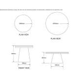 Concrete coffee table Pedrola