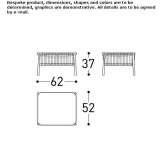 Garden table made of synthetic fiber Izvin