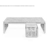 Rectangular stone garden table Dennis