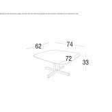 Aluminum garden table Haanrade