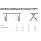 Low rectangular coffee table for the living room Kuranda