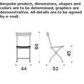 Folding iron garden chair Kurepalu