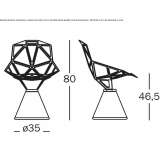 Cement swivel chair Grinzens