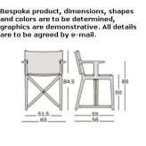 Folding garden chair Irzniq