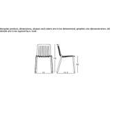 Garden chair in die-cast aluminum Urzy