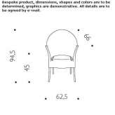 Polypropylene chair with optional fabric cover Train