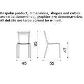 Stackable iron garden chair Kurepalu