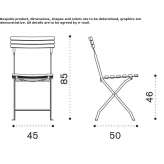 Folding teak garden chair Modlnica