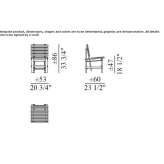 Polycarbonate garden chair Sablet