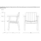 Teak garden chair Hombeek