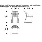 Fabric garden chair with removable cover Vorbach