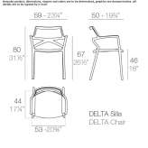Garden chair with armrests Bolzano