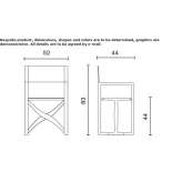 Director polyamide foldable chair Favria