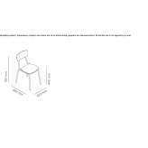 Stackable metal chair Breugel