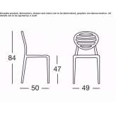 Ergonomic Medallion chair, stackable Kasson