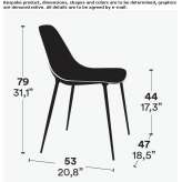 Aluminum chair Moriles