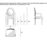 Chair with armrests Chiuro