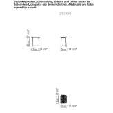 Rope stool Siran