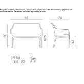 Stackable garden bench Kulmbach