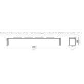 Aluminum garden bench Carzano